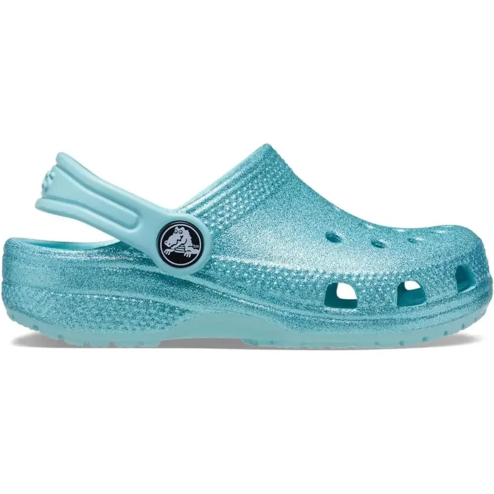 Crocs Classic 206992-461 Clogs Toddler 5 Pure Water Glitter Comfort Shoe KFC1046